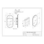 METRO-LED Shaving Cabinet